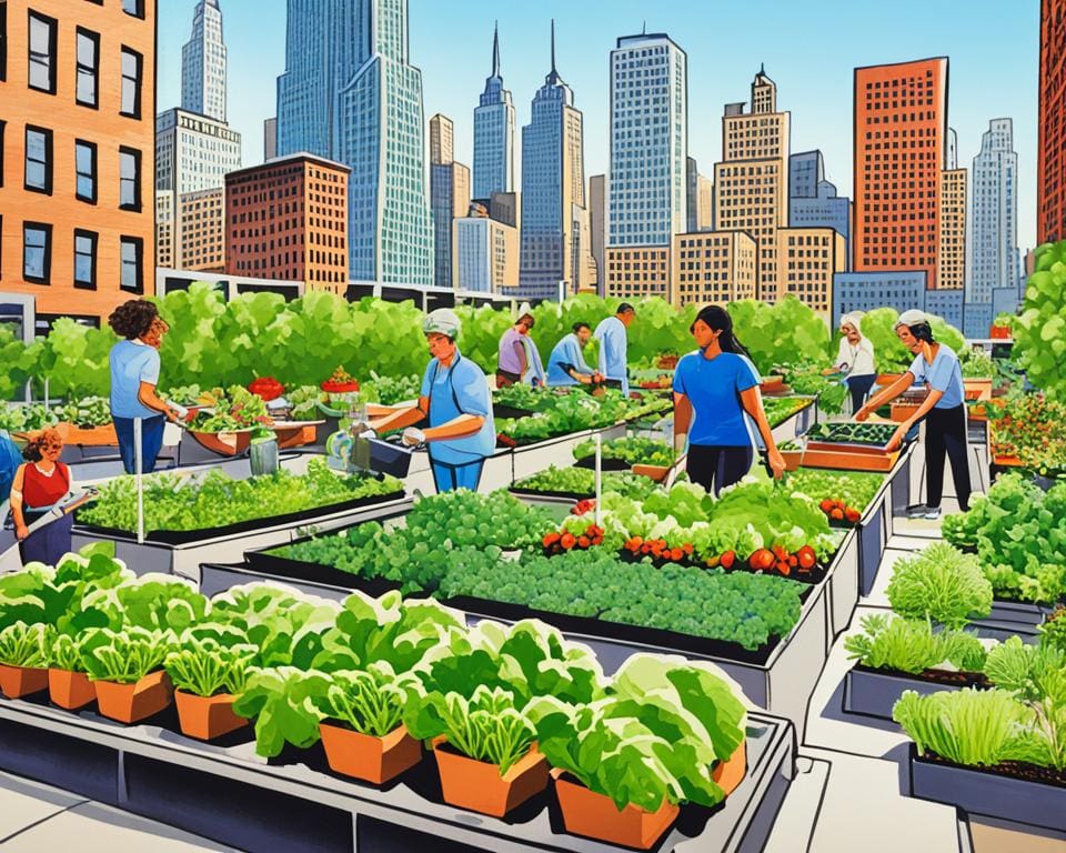 Urban farming: Stadslandbouw als oplossing voor voedselvoorziening