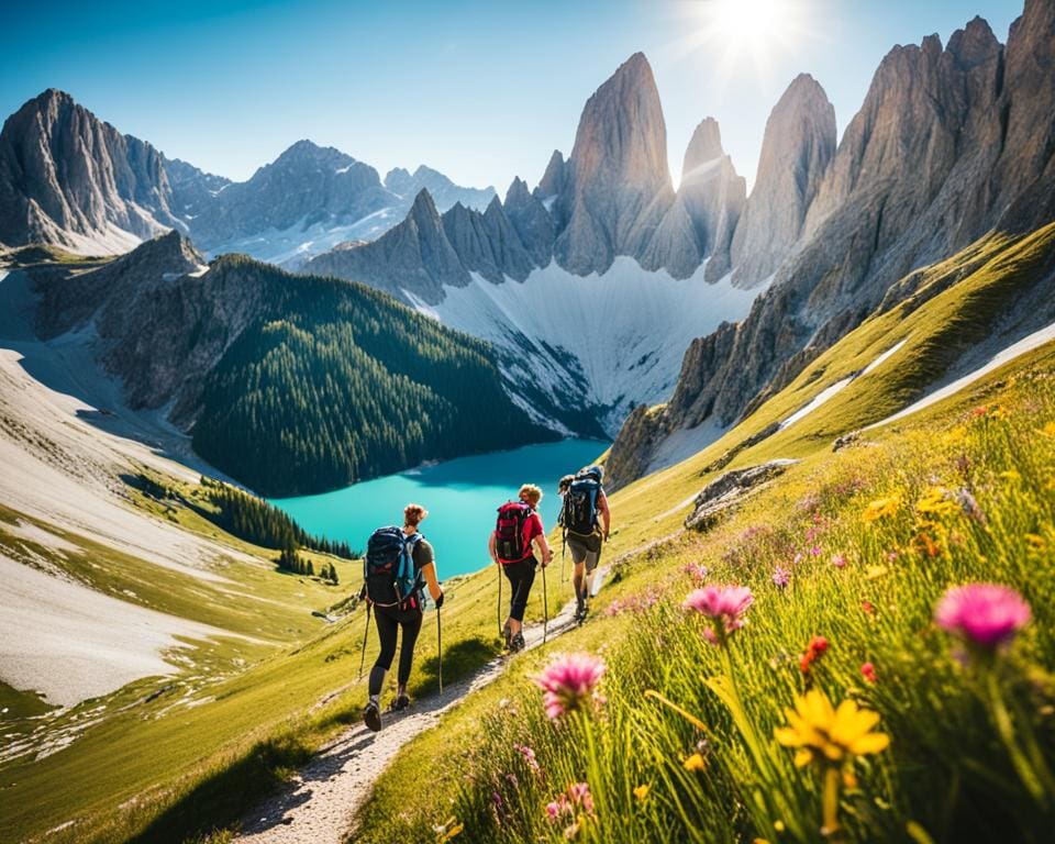 Wandelen door de Dolomieten in Italië